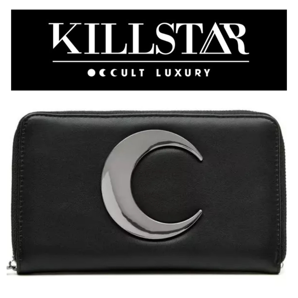 Killstar Occult Luxury Eternal Eclipse Zip Around Clutch Wallet